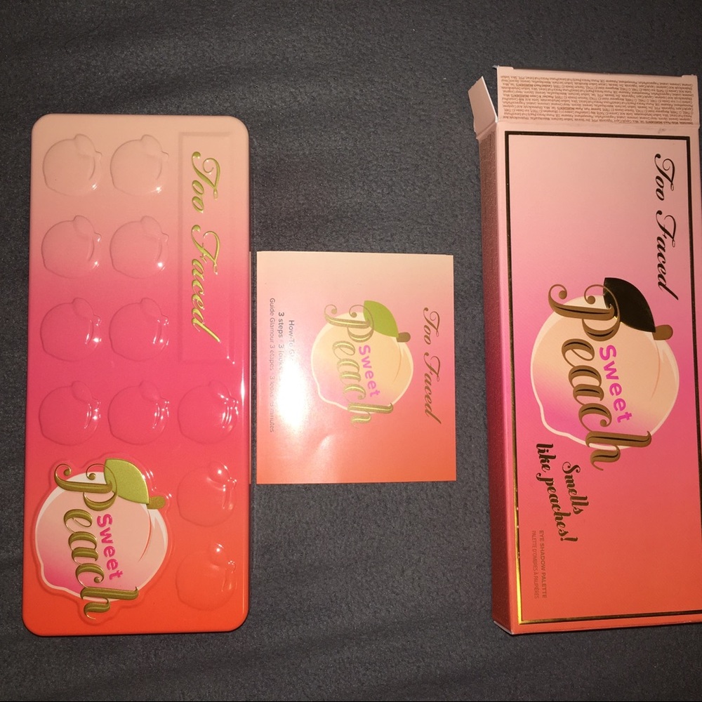 BNIB NEVER SWATCHED 
TOO FACED SWEET PEACH PALETTE - Picture 3 of 4